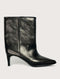 FLATY Siyah XL Geniş Kalıp BOOTIE