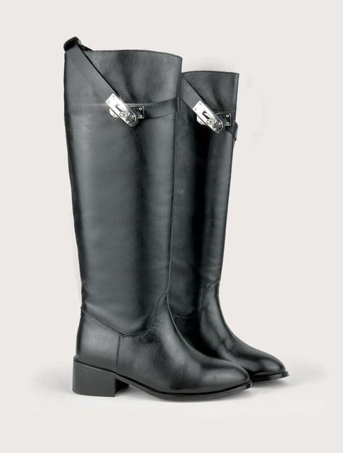 Helen Siyah Binici Çizme