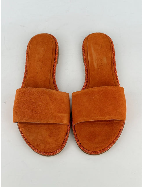 BORA TURUNCU ORJİNAL SÜET IŞILTILI TERLİK