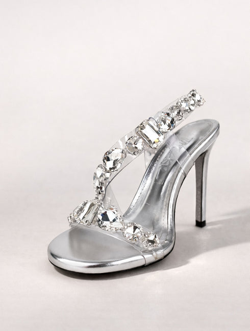 LIMA GÜMÜŞ TAŞLI SANDALET