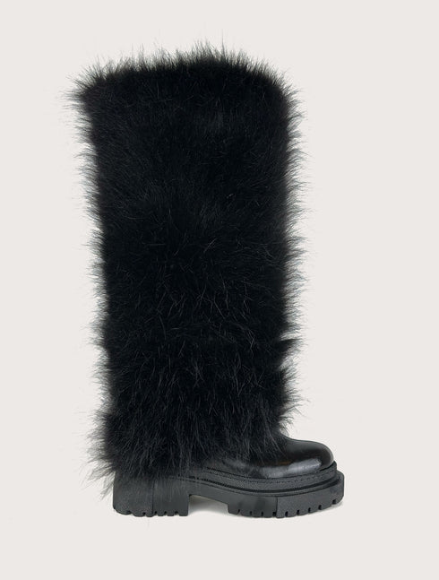 ULUDAĞ GENİŞ BALDIR UYUMLU SİYAH XL ÇİZME