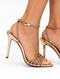 ZENDAYA BRONZ TAŞLI SANDALET