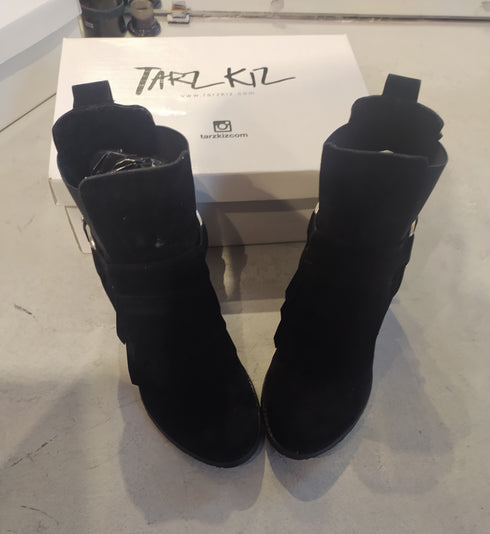 7304 SİYAH SÜET BOT