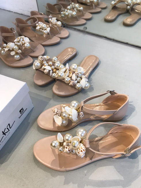 LOVIN NUDE DENİZ KABUKLU SANDALET