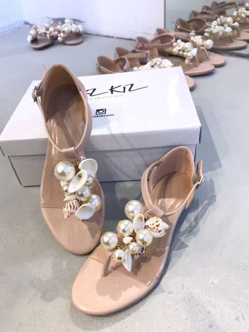 LOVIN NUDE DENİZ KABUKLU SANDALET