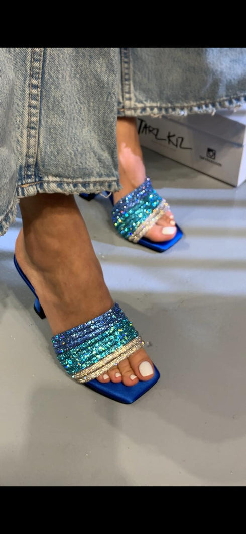 LULU MAVİ SATEN TERLİK