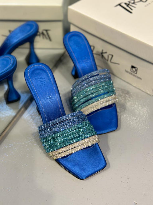 LULU MAVİ SATEN TERLİK