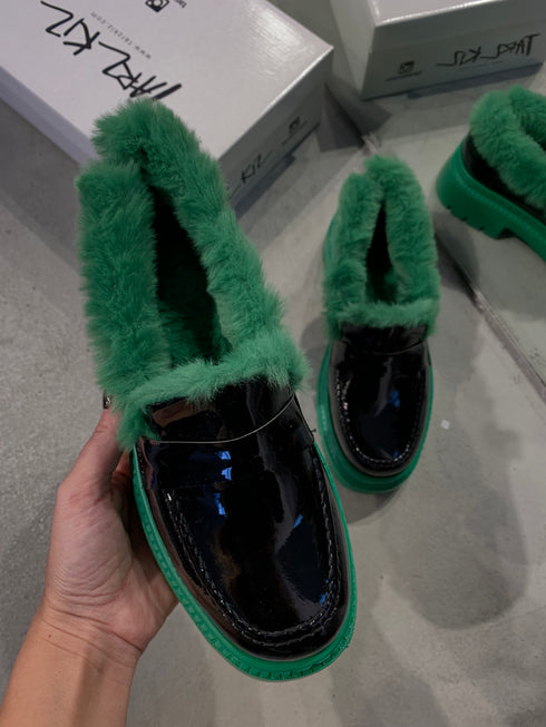 RETRO YESIL LOAFER 🖤