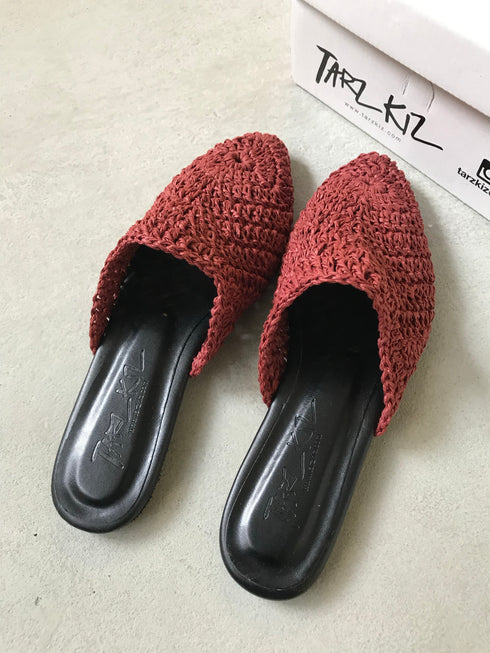 RUNWAY ÖRGÜ BORDO DÜZ TERLİK