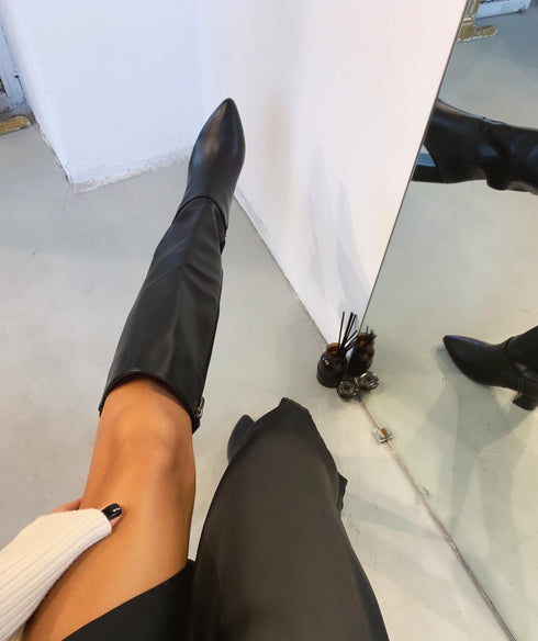 HERO FERMUARLI SİYAH ÇİZME 🖤