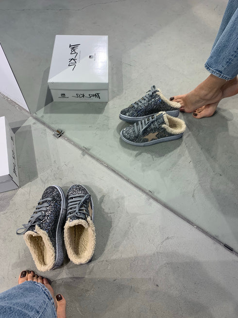 RUMMY GÜMÜŞ KÜRKLÜ SPOR AYAKKABI