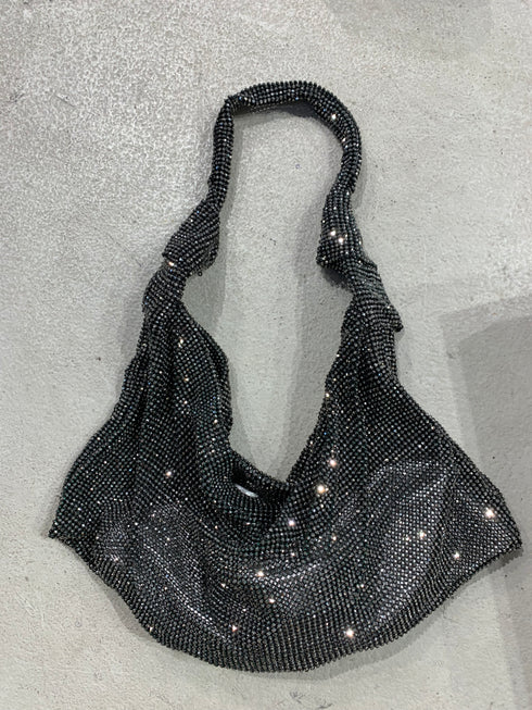 MOONLIGHT SİYAH TAŞLI ÇANTA