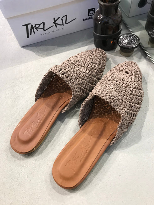 RUNWAY ÖRGÜ VİZON DÜZ TERLİK