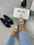 VERSA RUGAN NUDE ZİNCİRLİ LOAFER