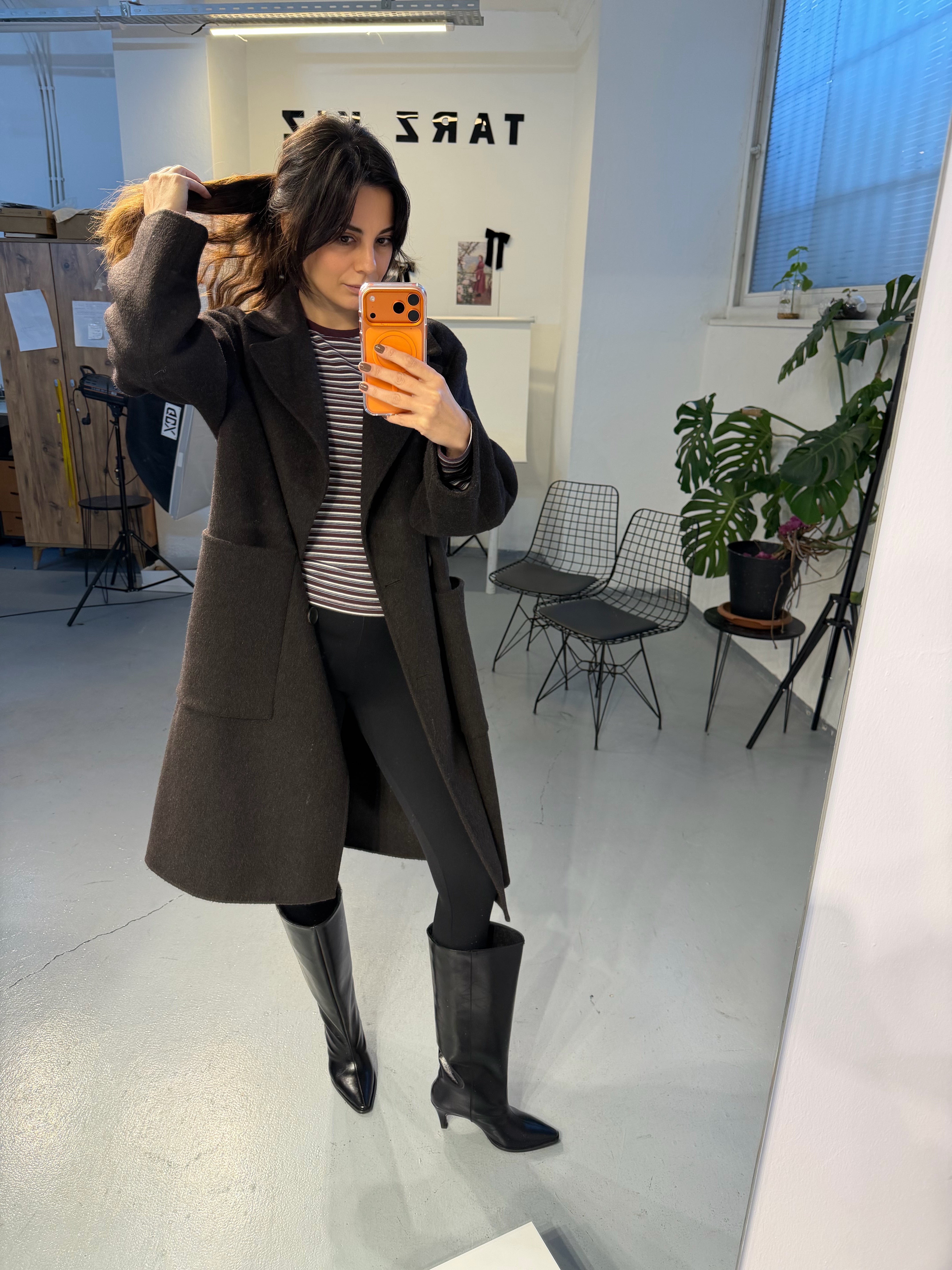 LARK Siyah XL Kesim Çizme