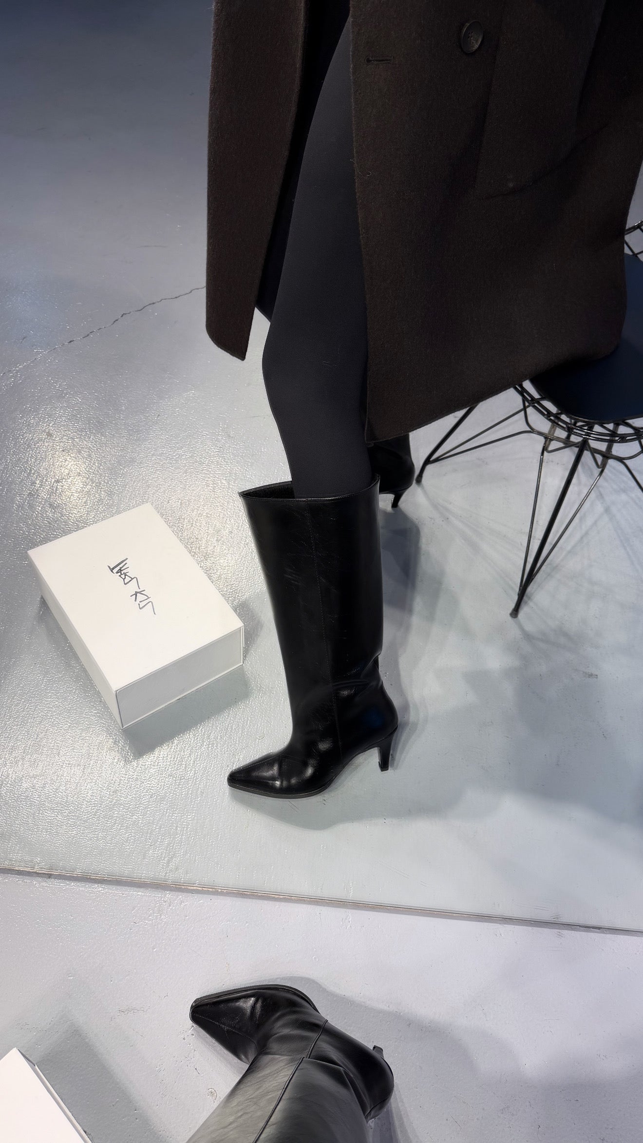 LARK Siyah XL Kesim Çizme