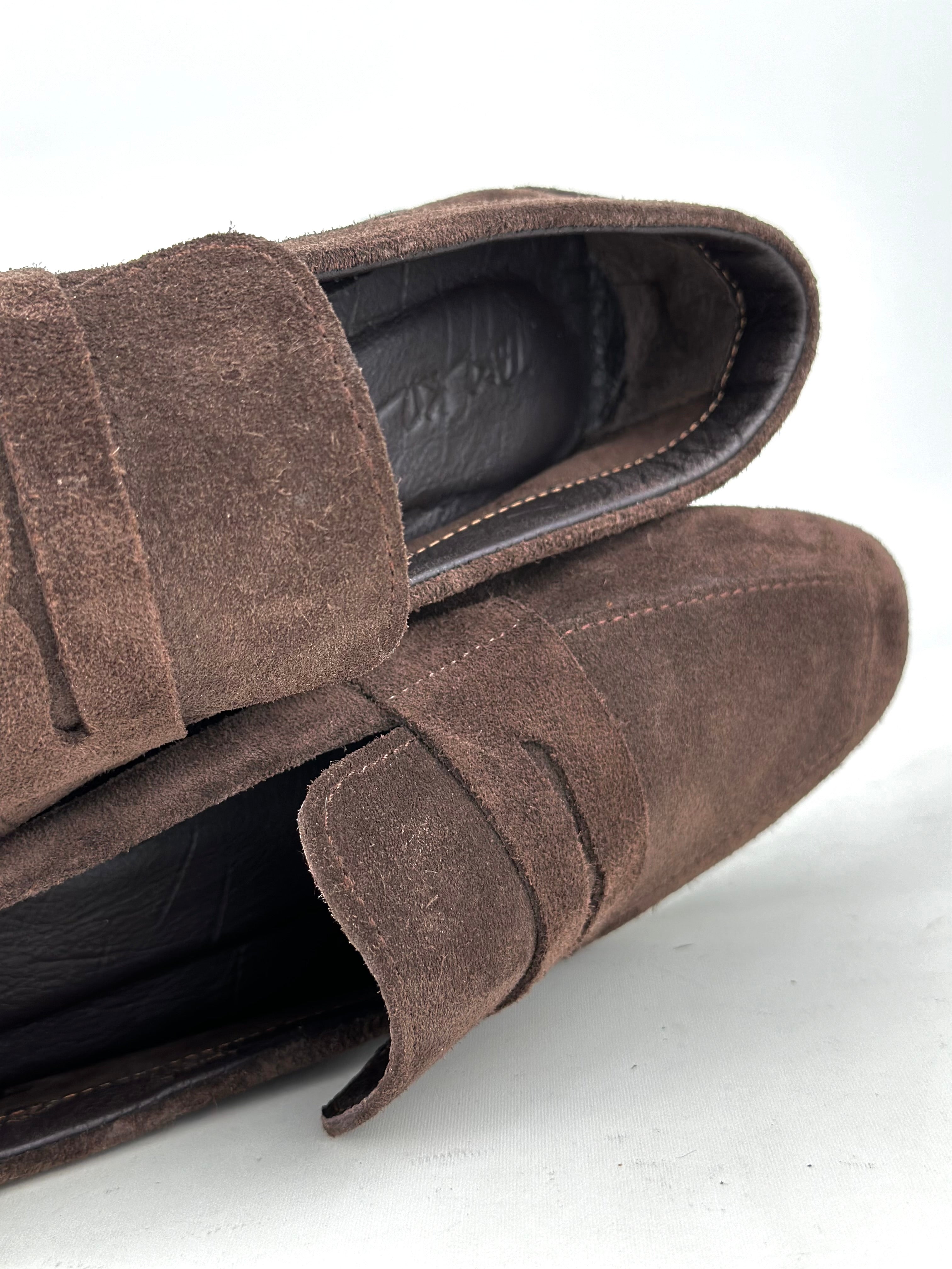 VERA KAHVERENGİ HAKİKİ SÜET LOAFER