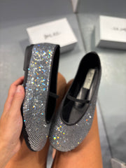 CRYSTAL TAŞLI  SİYAH BABET