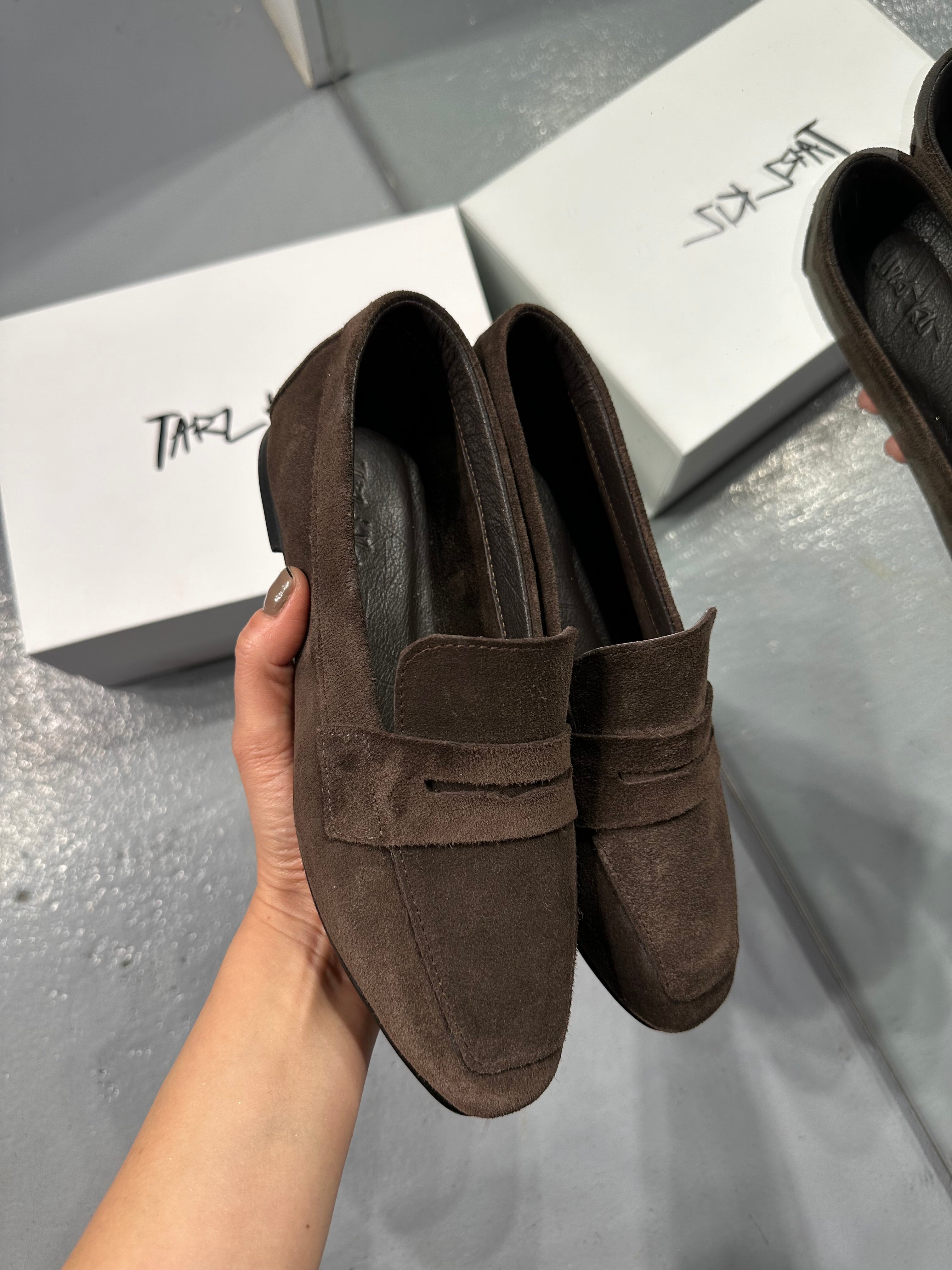 VERA KAHVERENGİ HAKİKİ SÜET LOAFER