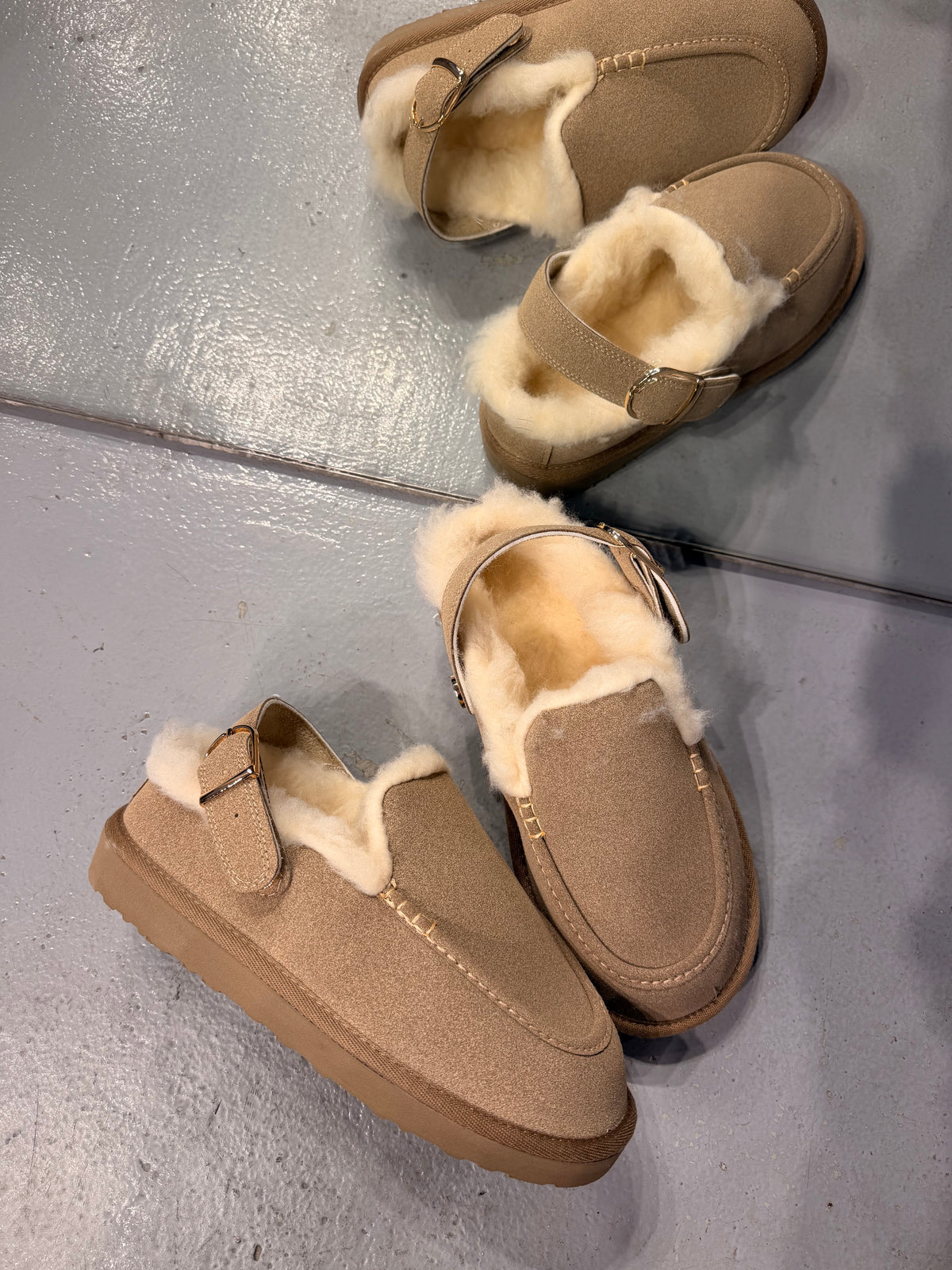 COS BEJ Süet Kürklü Bootie