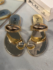 MORI Gold Aksesuarlı Terlik