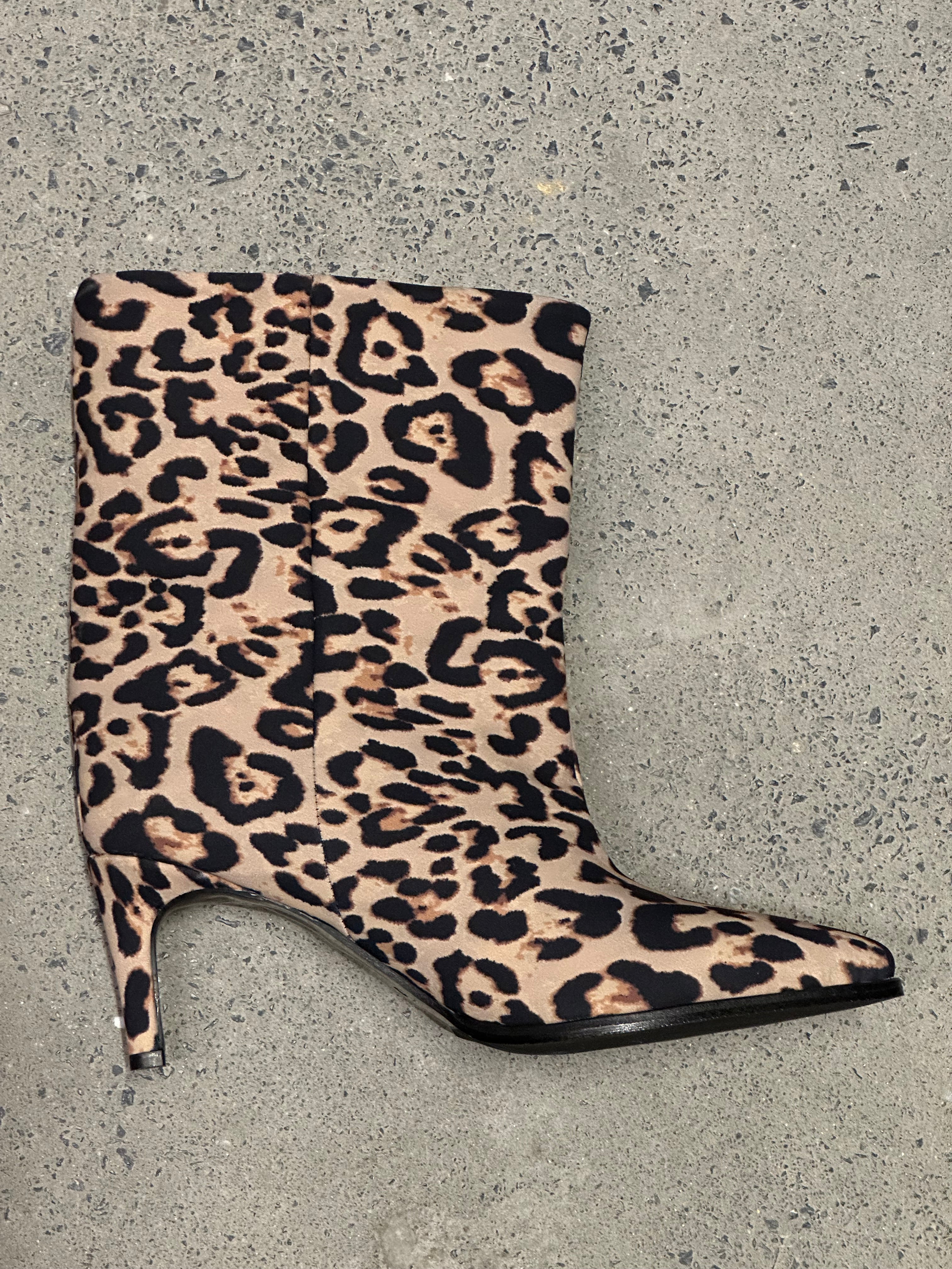 FLATY Leopar XL Geniş Kalıp BOOTIE