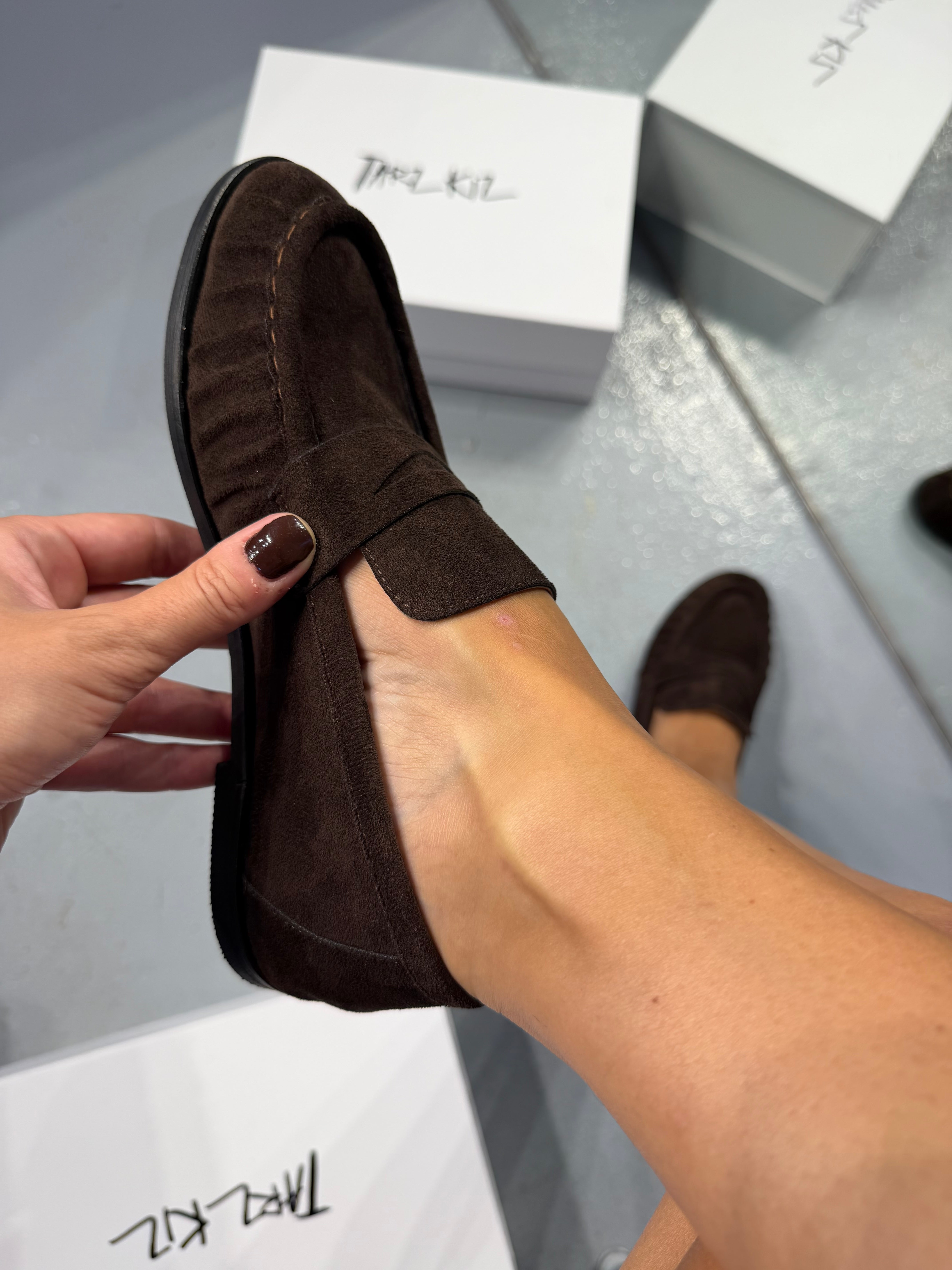 LAUREN KAHVERENGİ SÜET LOAFER