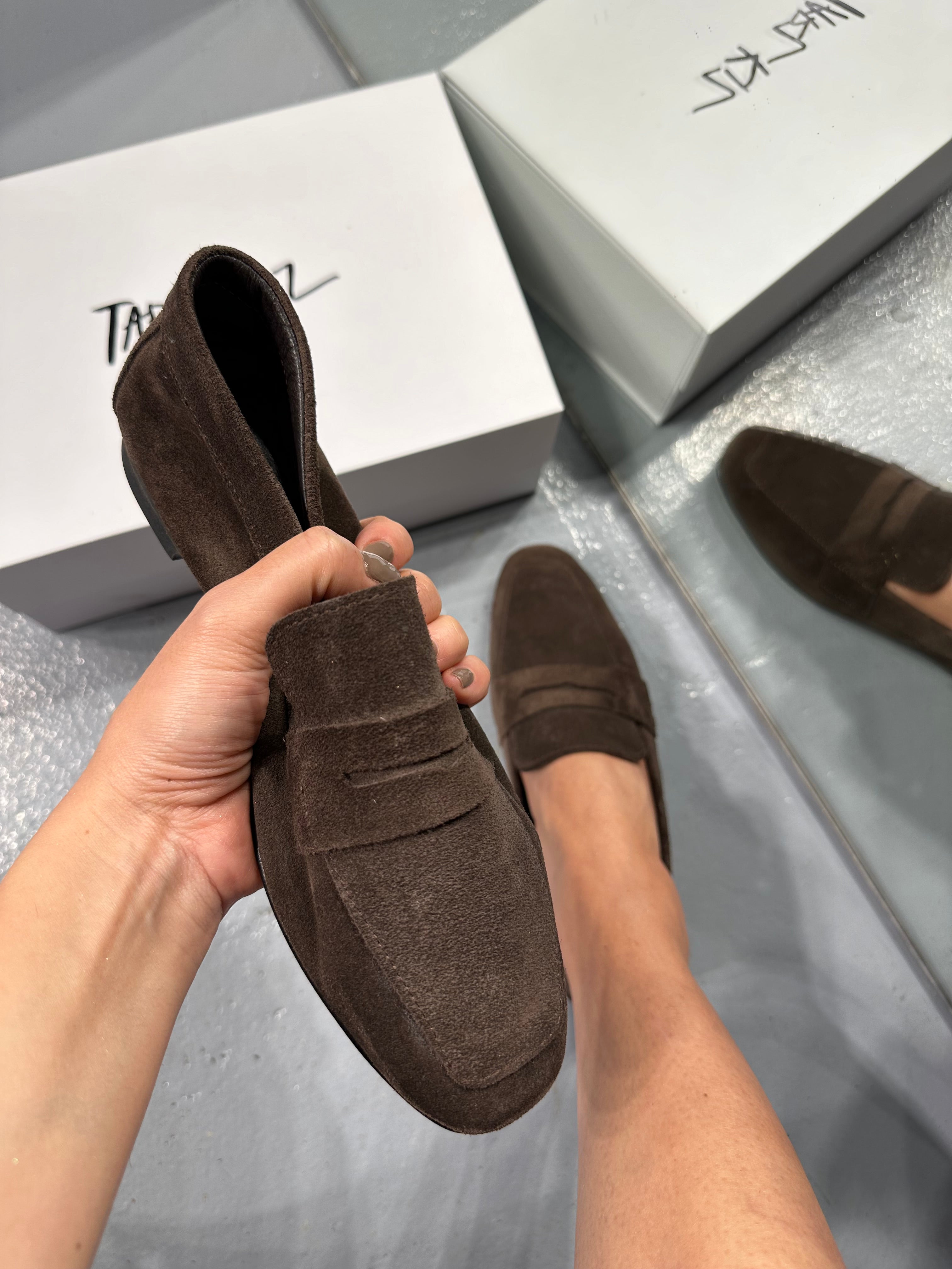 VERA KAHVERENGİ HAKİKİ SÜET LOAFER
