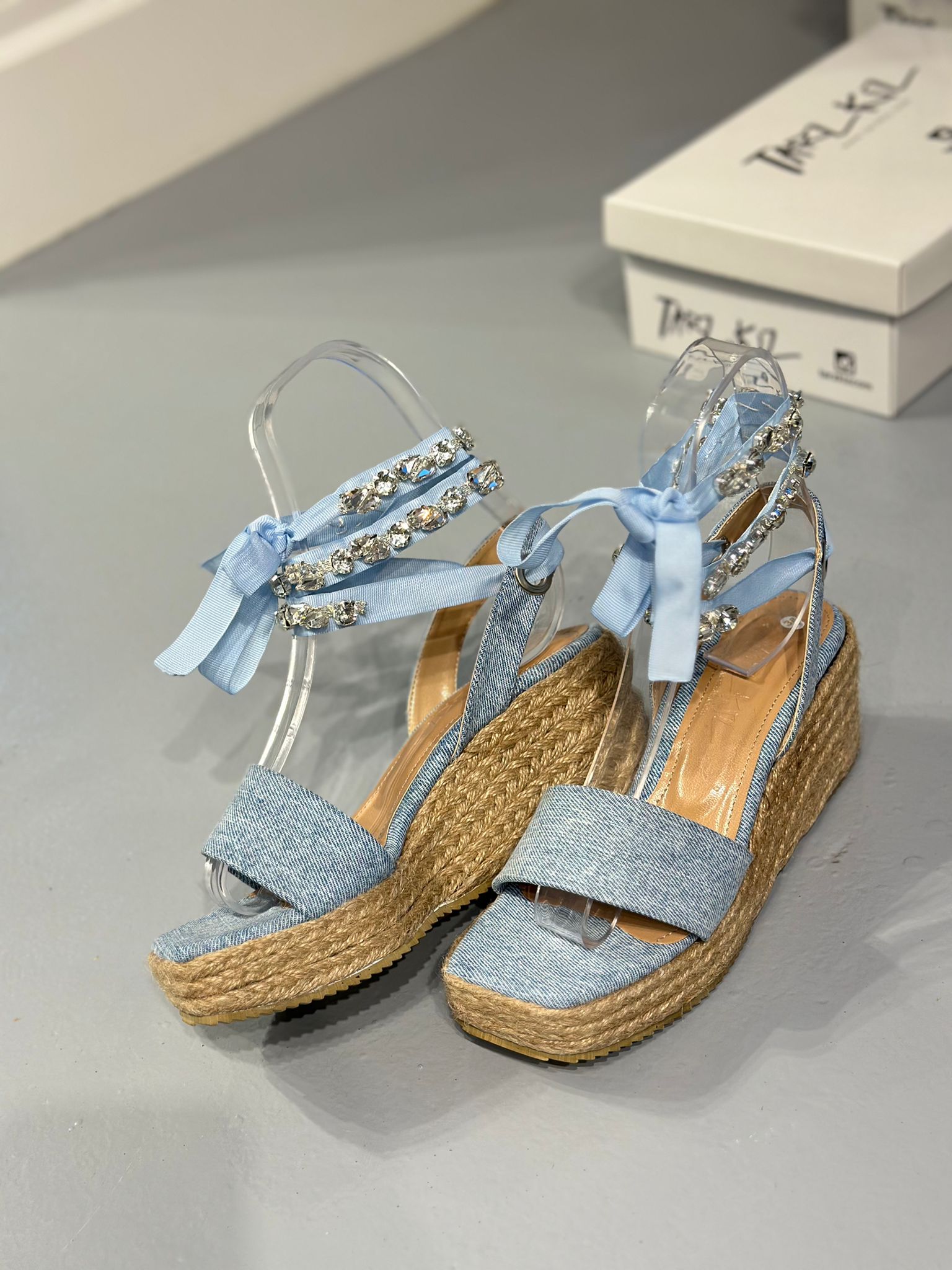 CASA DENIM SANDALET