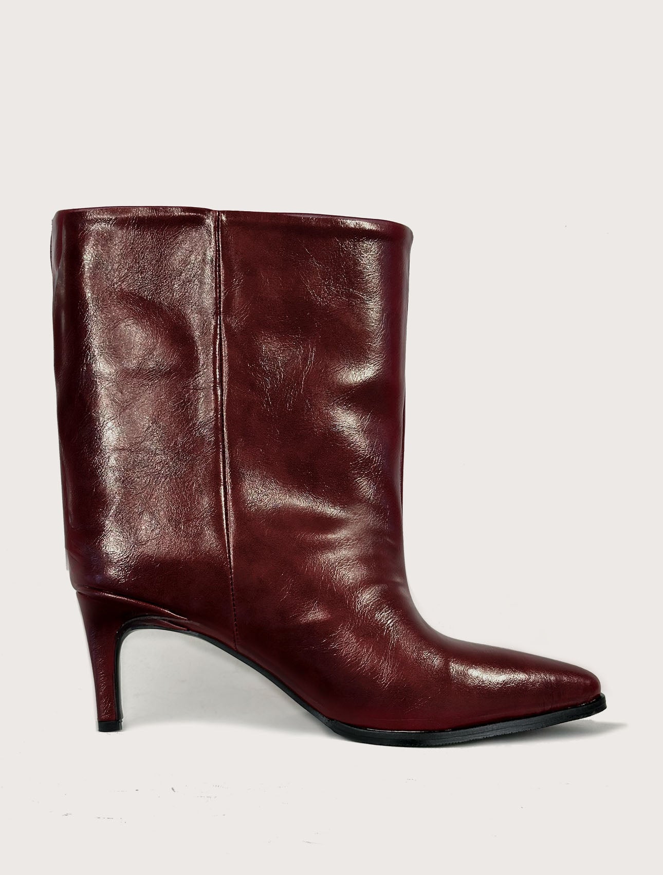 FLATY Bordo XL Geniş Kalıp BOOTIE
