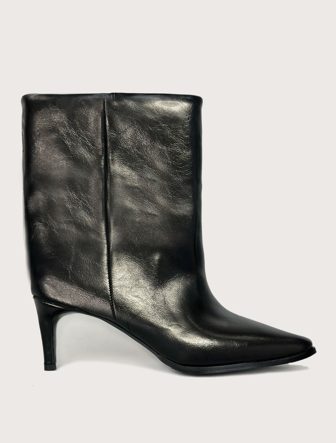 FLATY Siyah XL Geniş Kalıp BOOTIE