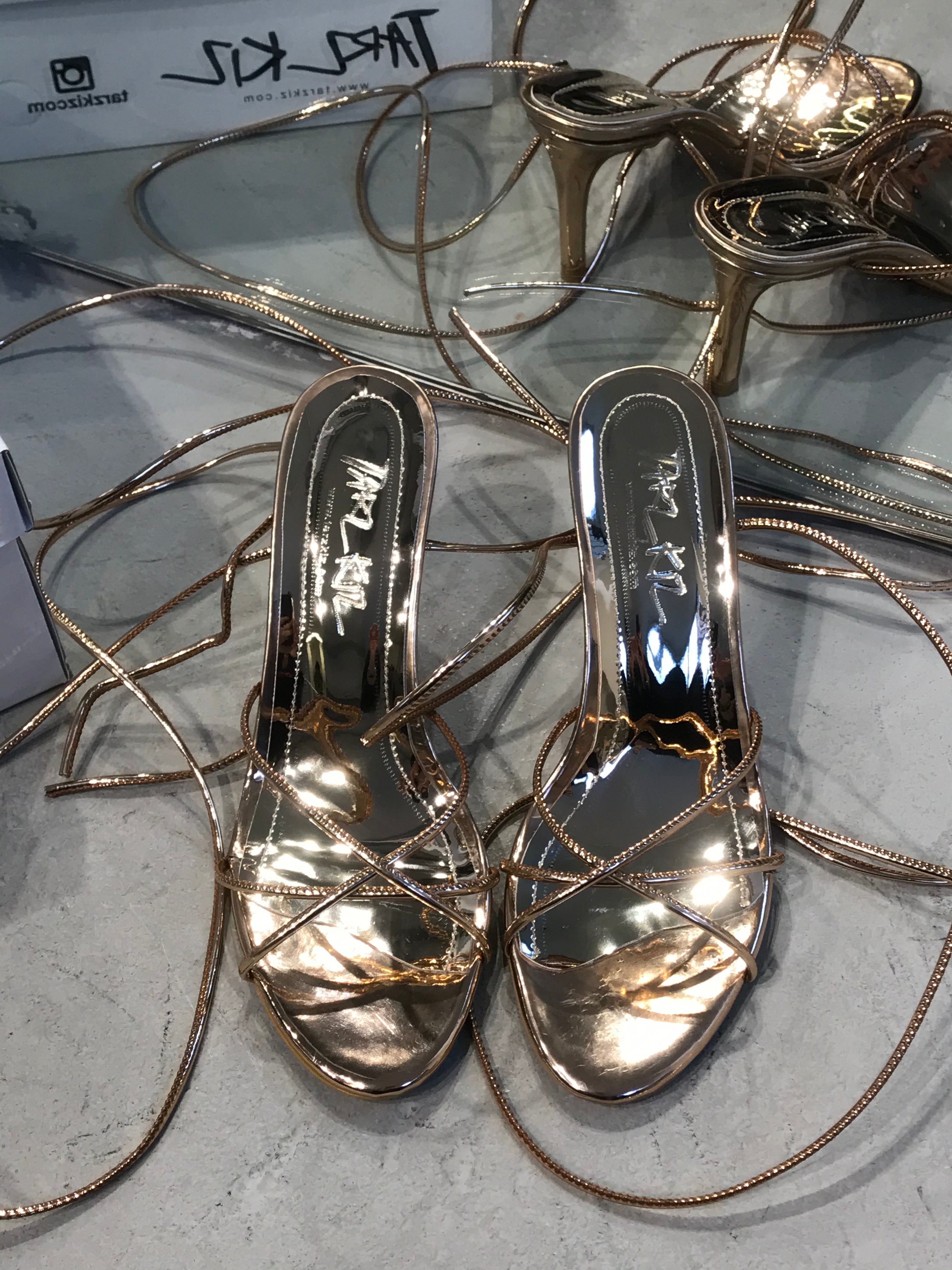 MARIAH BRONZ BANTLI SANDALET