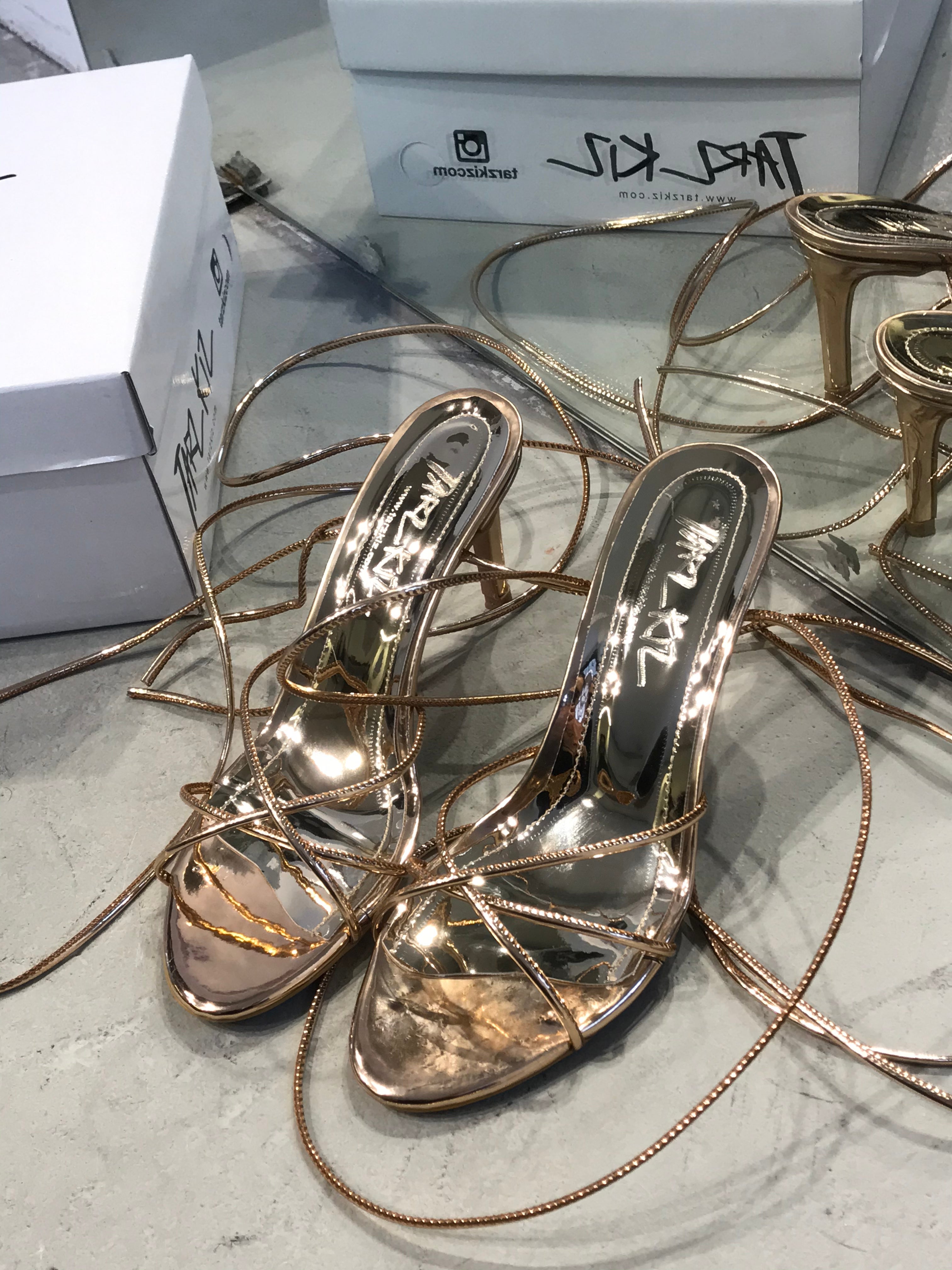 MARIAH BRONZ BANTLI SANDALET