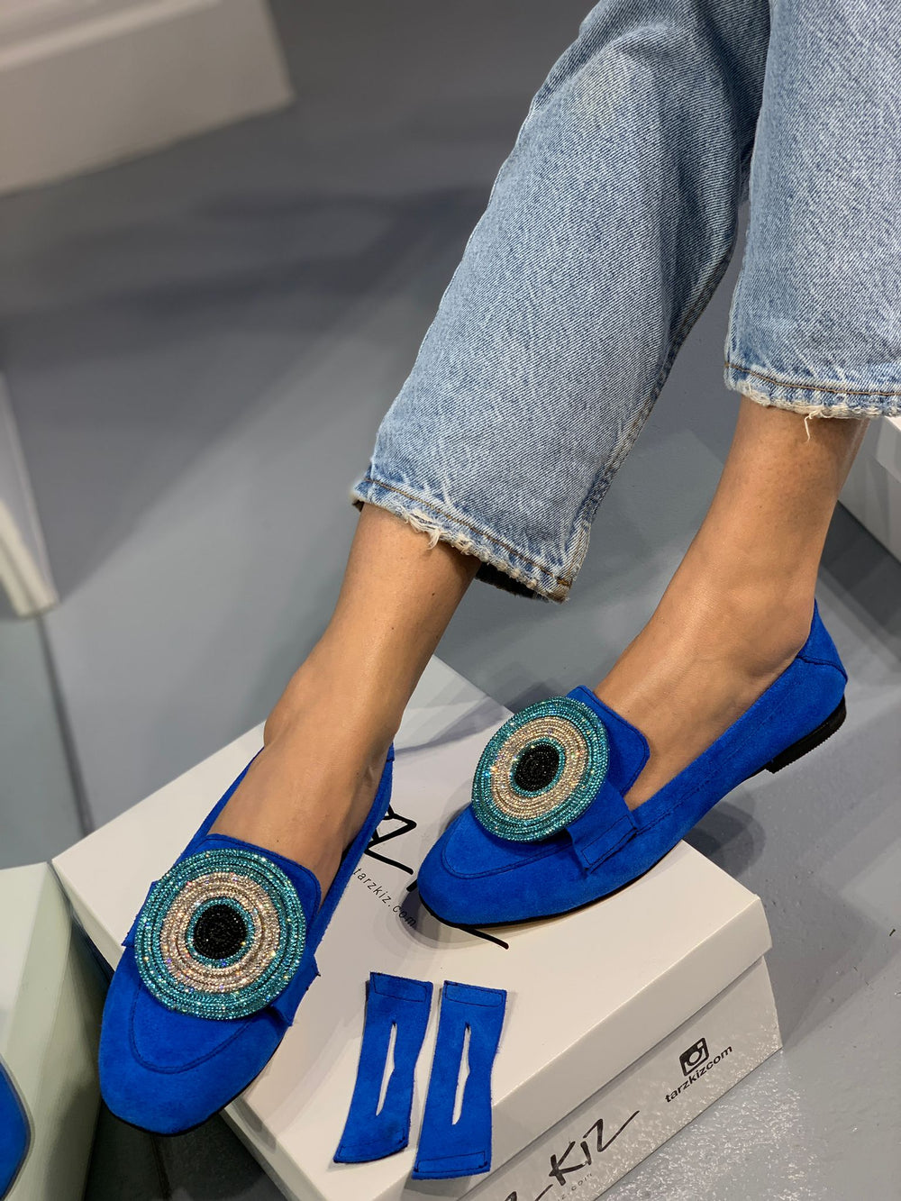 EVIL EYE ORJINAL SÜET LOAFER