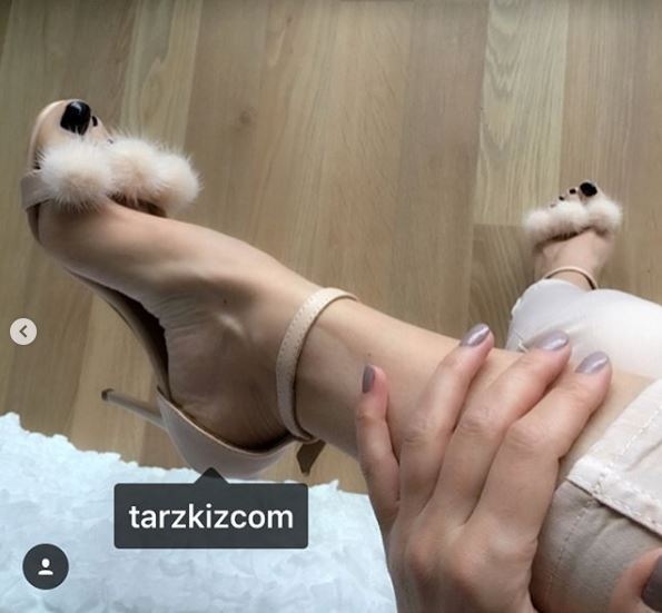 COCO NUDE TEK BANTLI KÜRKLÜ SANDALET