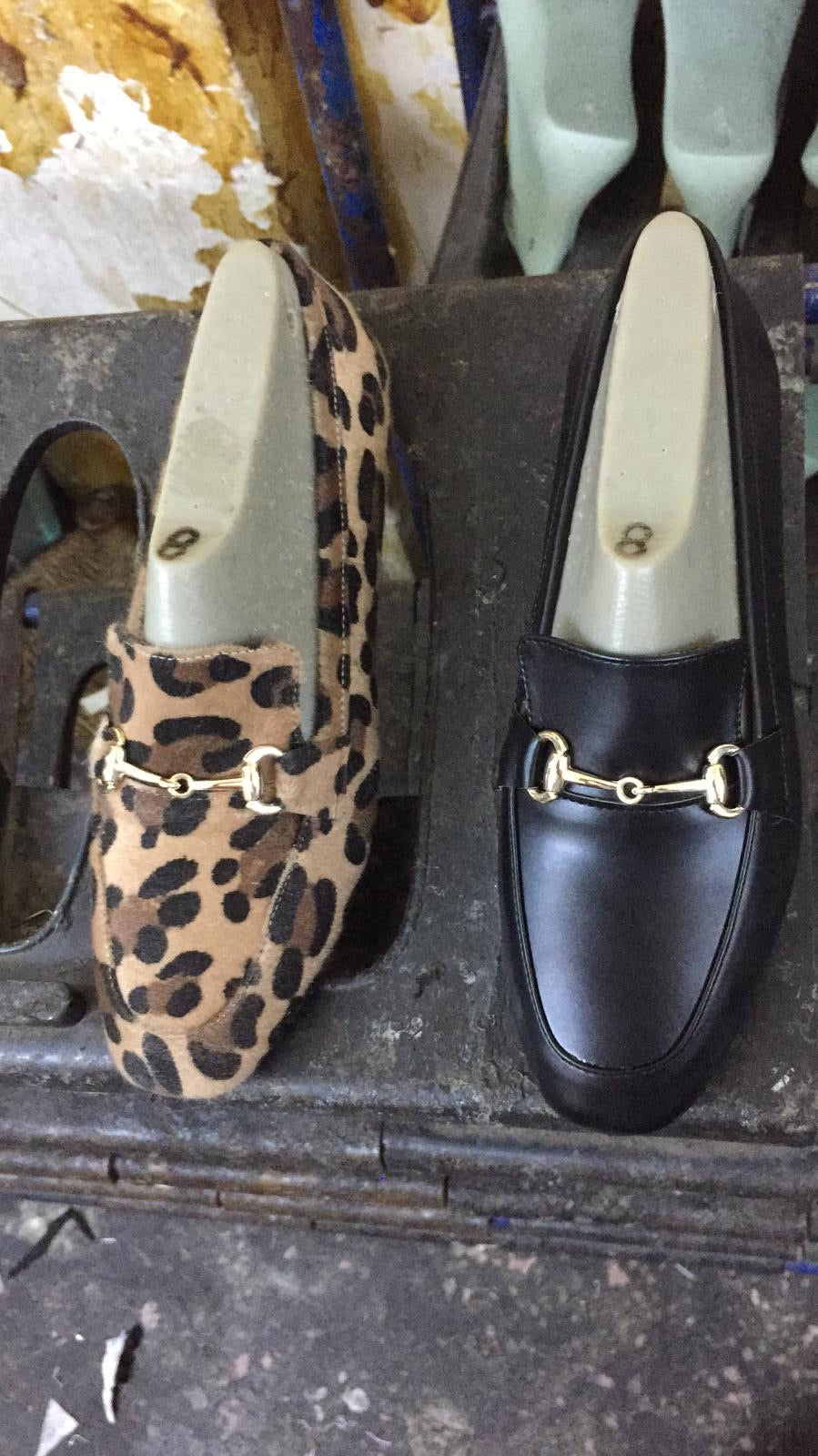 OLIVE SİYAH TOKALI LOAFER