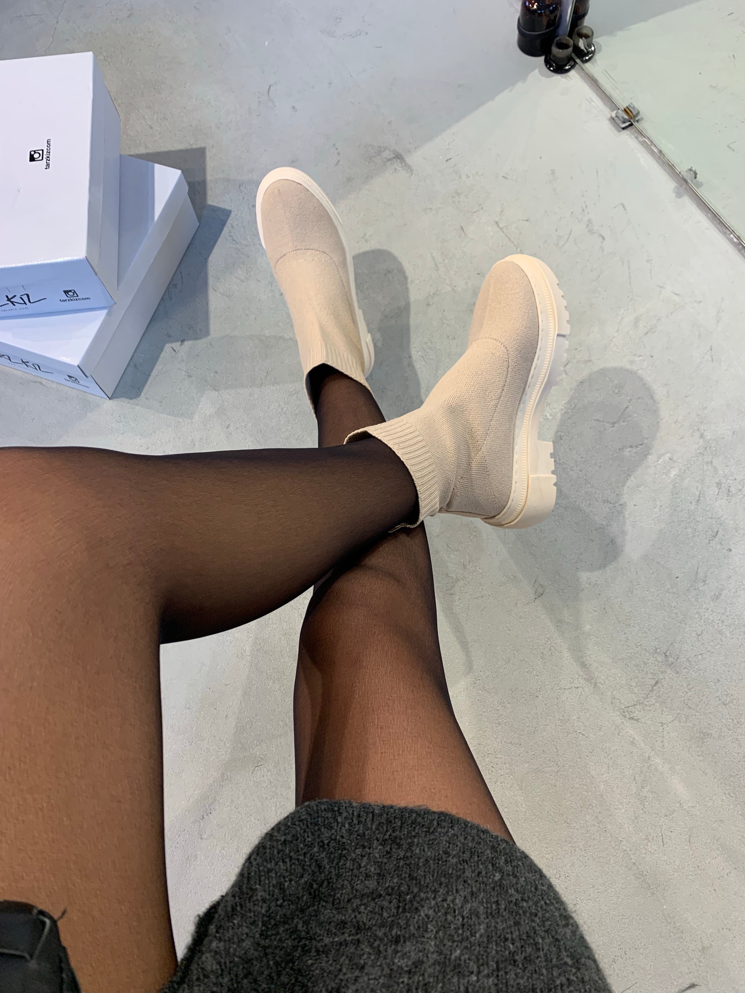 FLEXI NUDE ÇORAP BOOTIE