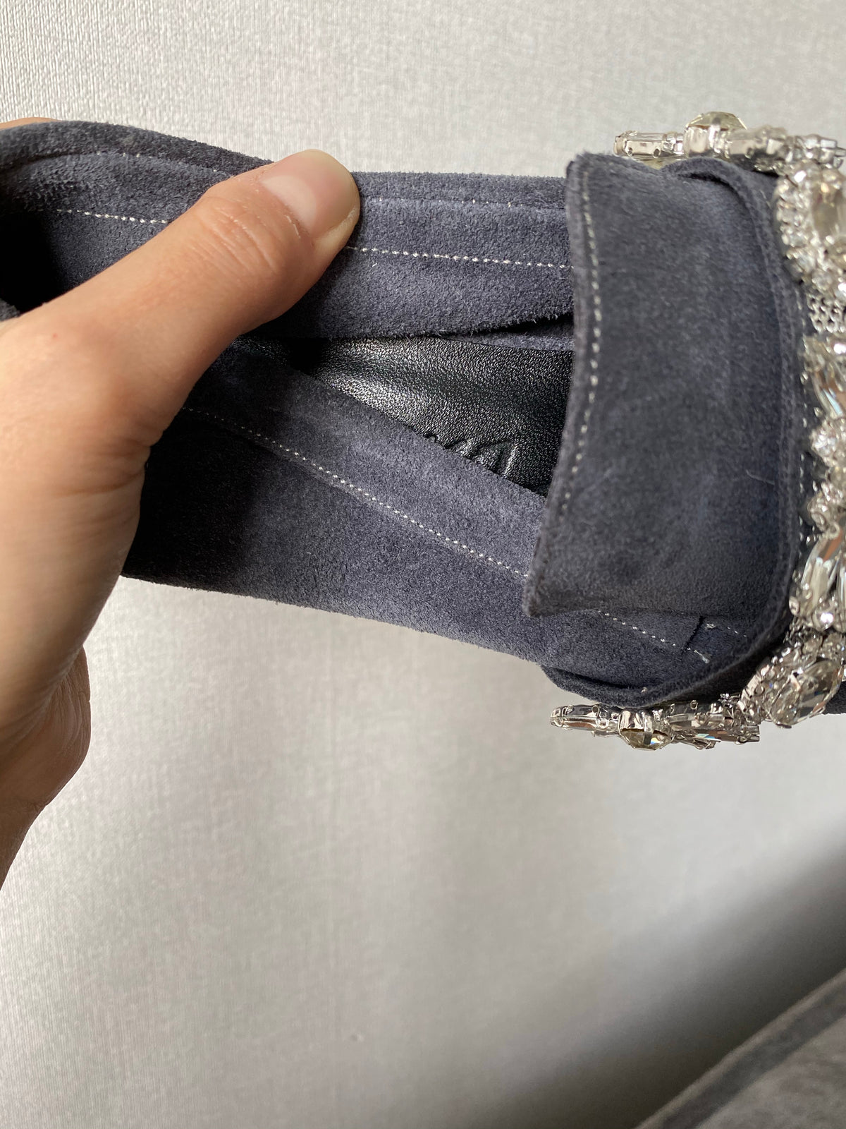 TAI MAVI HAKİKİ SÜET LOAFER