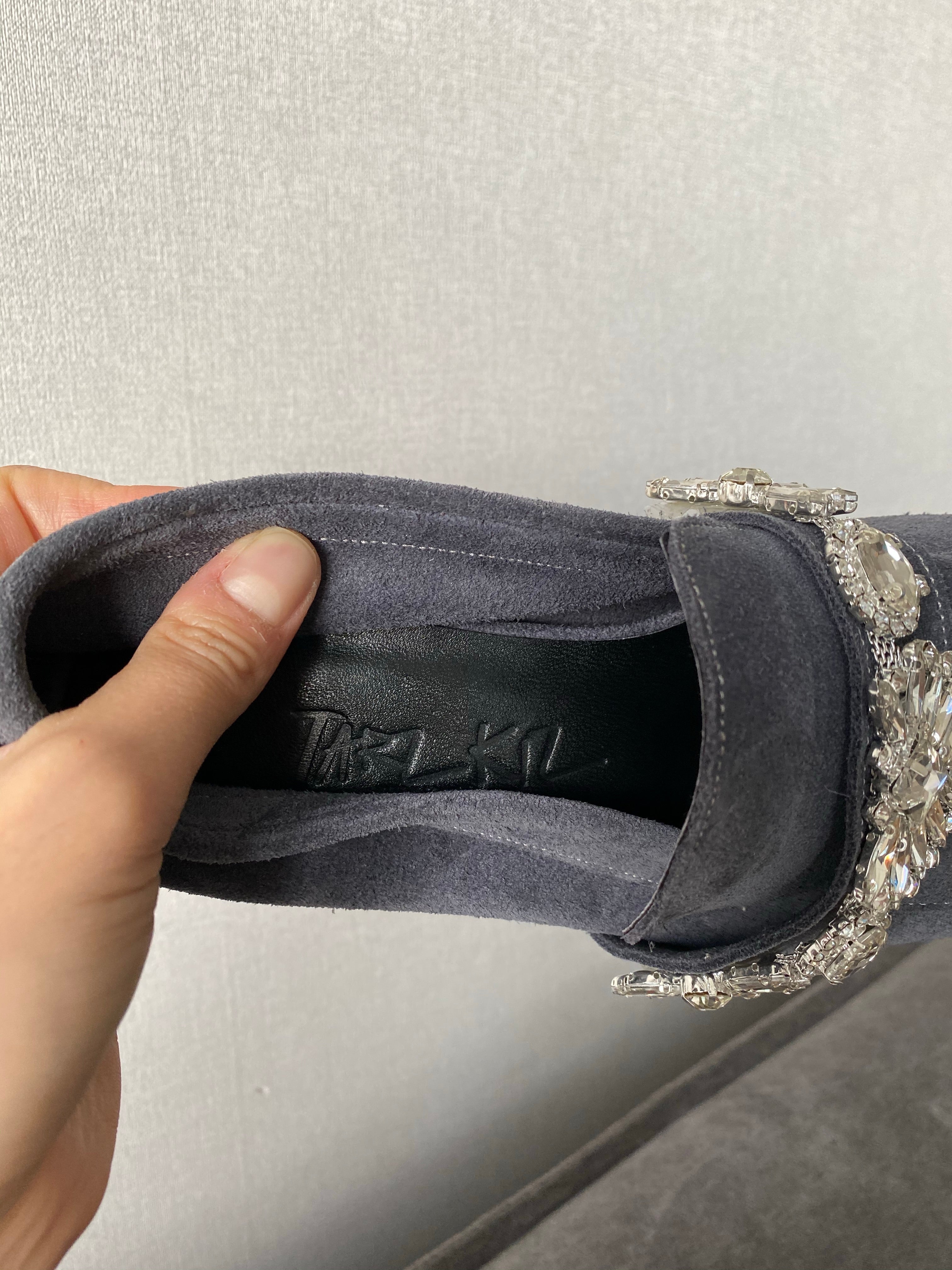 TAI MAVI HAKİKİ SÜET LOAFER