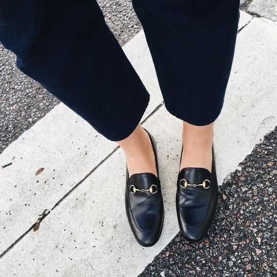 OLIVE SİYAH TOKALI LOAFER