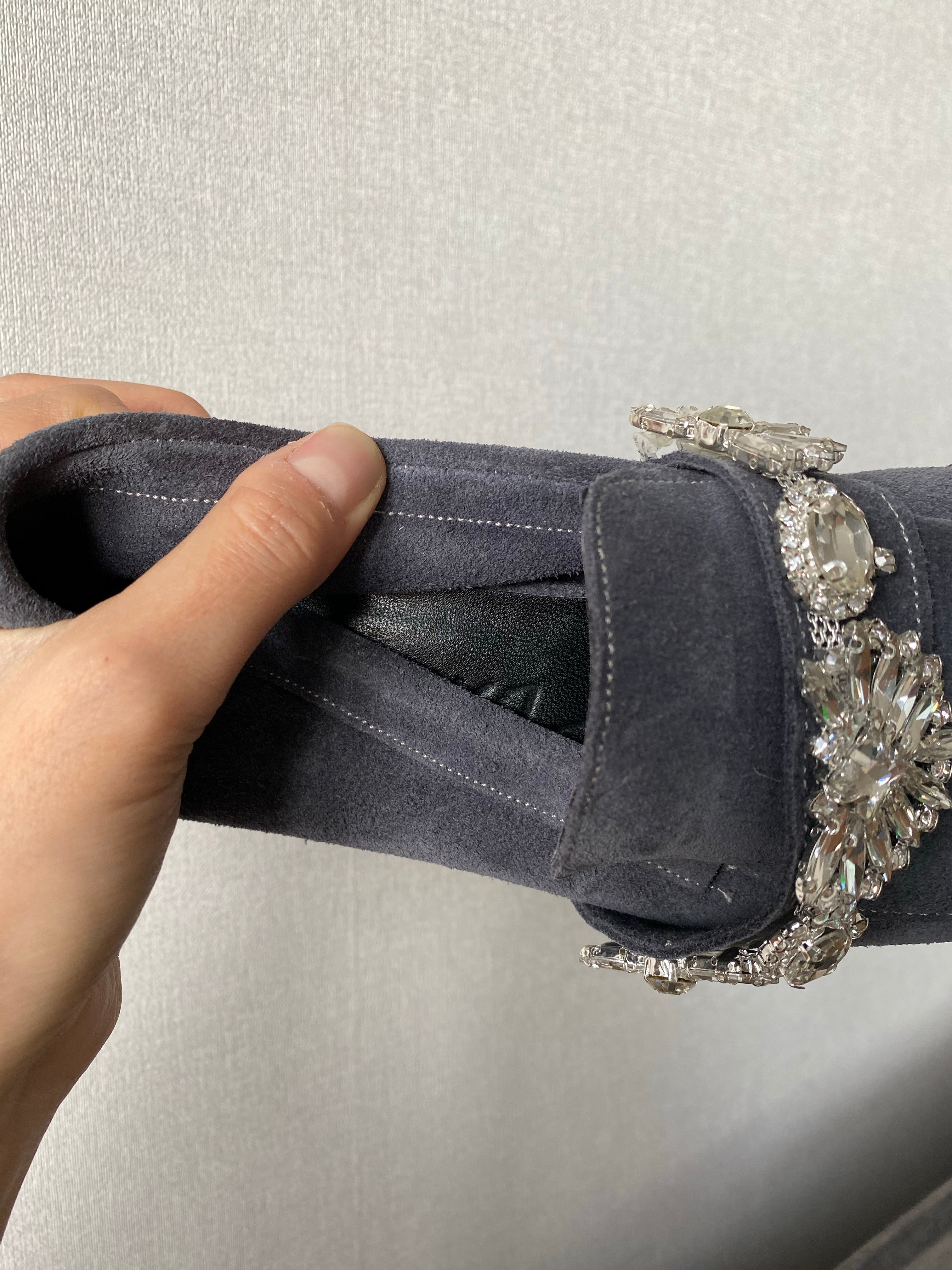 TAI MAVI HAKİKİ SÜET LOAFER
