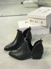 MORE SİYAH TAŞLI BOOTIE