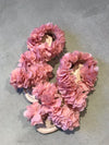 SWISS DÜZ ÇİÇEKLİ PEMBE SANDALET