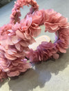 SWISS DÜZ ÇİÇEKLİ PEMBE SANDALET
