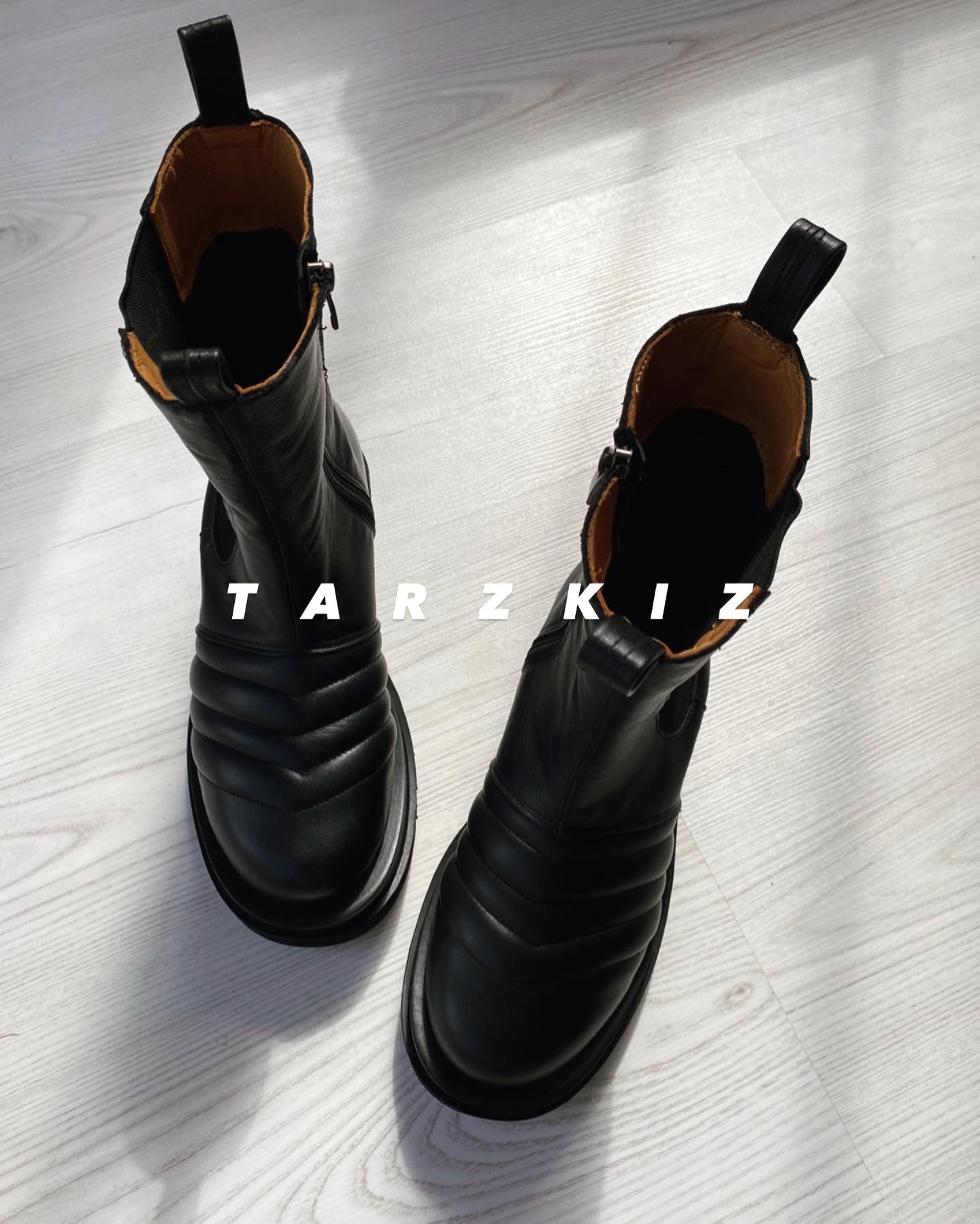 BARON SİYAH DERİ BOOTIE