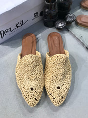 RUNWAY ÖRGÜ SARI DÜZ TERLİK