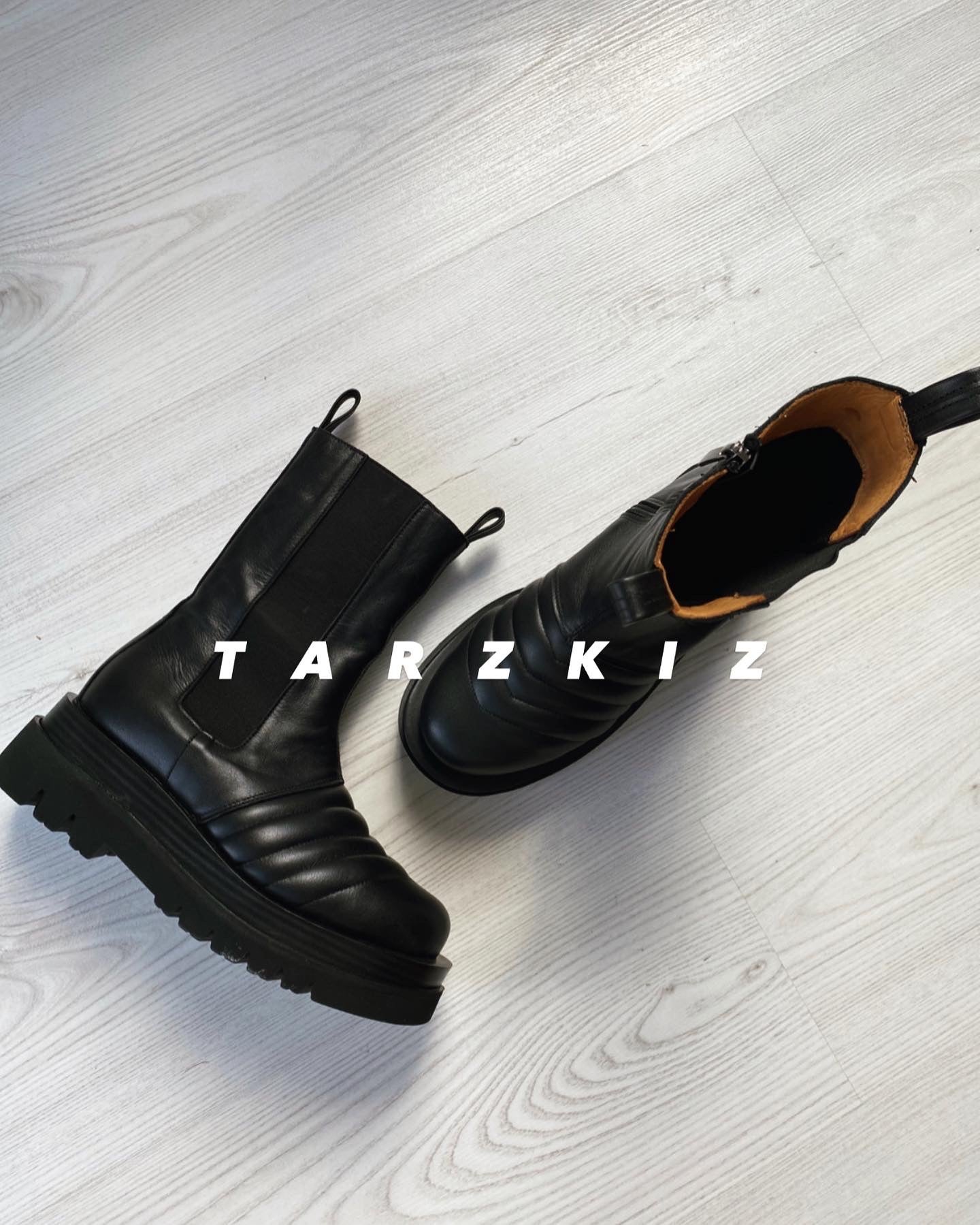 BARON SİYAH DERİ BOOTIE